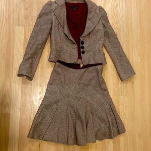 Banana Republic matching jacket and skirt set.